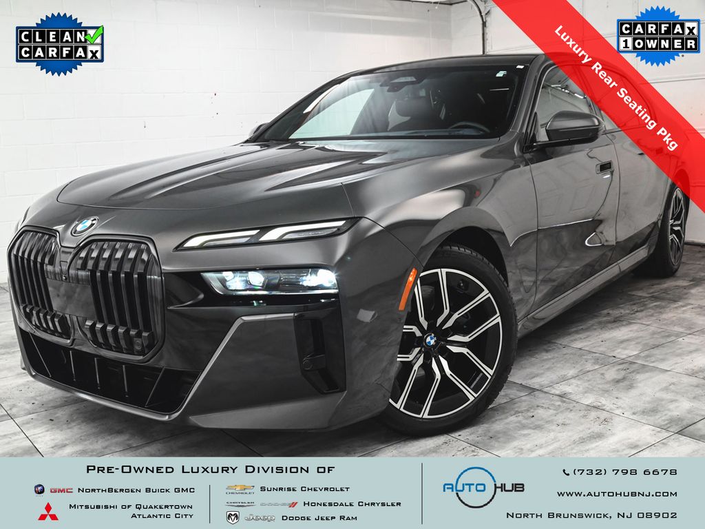 Dravit Gray Metallic 2023 BMW 7 Series 760i xDrive AWD Sedan All-Wheel Drive 8-Speed Automatic