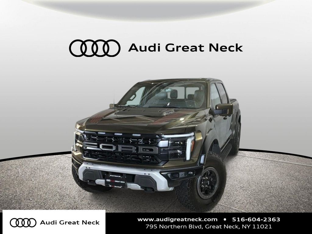 Shelter Green 2024 Ford F-150 Raptor SuperCrew 4WD Pickup Truck Four-Wheel Drive Automatic