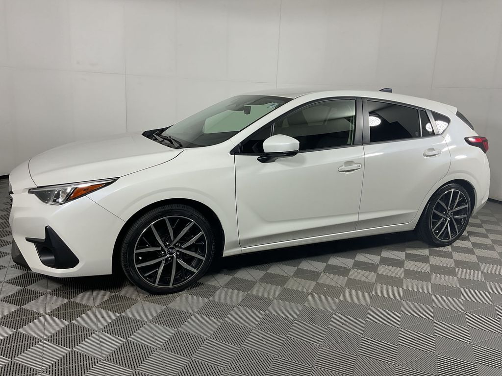 Crystal White Pearl 2024 Subaru Impreza Sport AWD Wagon All-Wheel Drive Continuously Variable Transmission