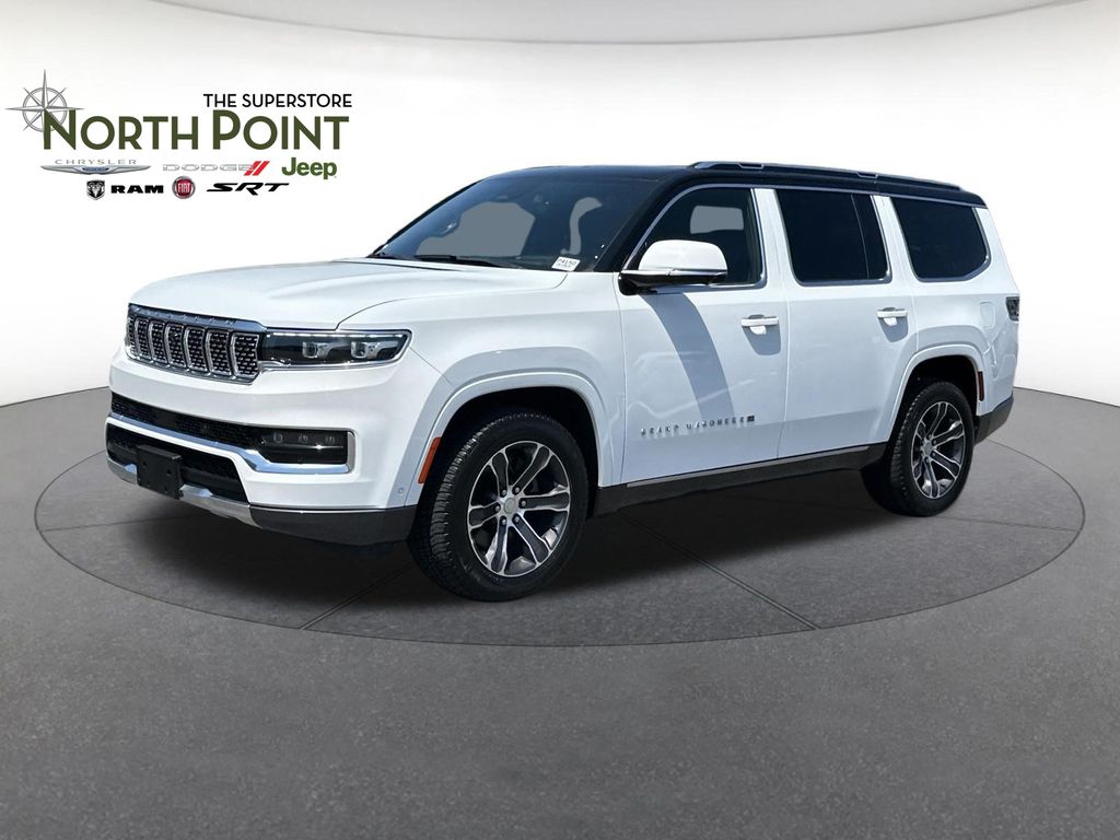 Bright White Clearcoat 2022 Jeep Grand Wagoneer SUV / Crossover Four-Wheel Drive 8-Speed Automatic