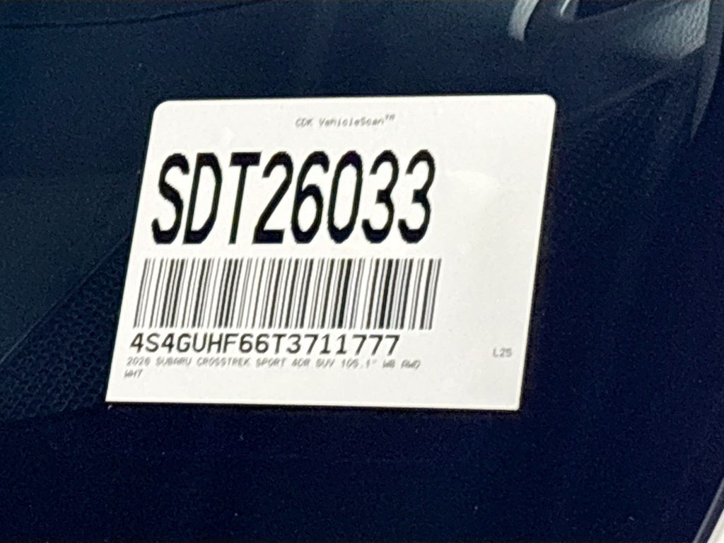 2026 Subaru Crosstrek Sport