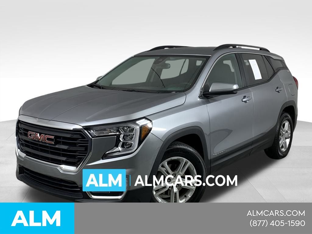 Sterling Metallic 2023 GMC Terrain SLE FWD SUV / Crossover Front-Wheel Drive 9-Speed Automatic