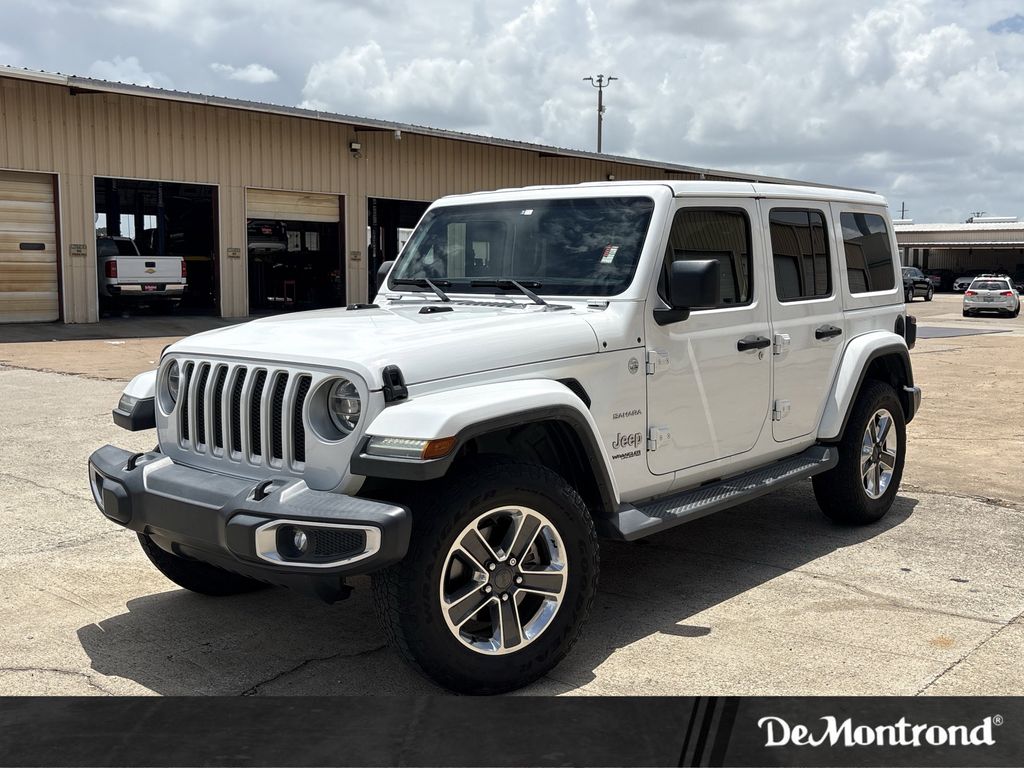 2018 Jeep Wrangler Unlimited Sahara White at Emmons Autoplex