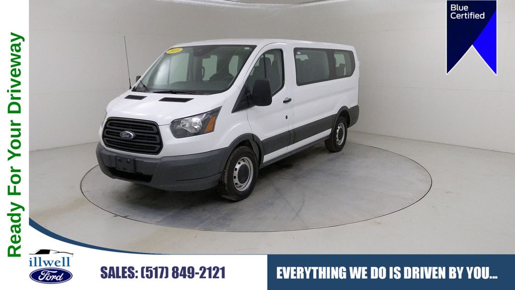 Oxford White 2018 Ford Transit Passenger 150 XL Low Roof RWD with 60/40 Passenger-Side Doors Van Rear-Wheel Drive 6-Speed Automatic Overdrive