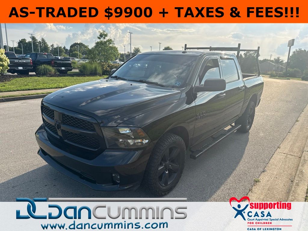 Brilliant Black Crystal Pearlcoat 2016 RAM 1500 Pickup Truck Four-Wheel Drive 8-Speed Automatic