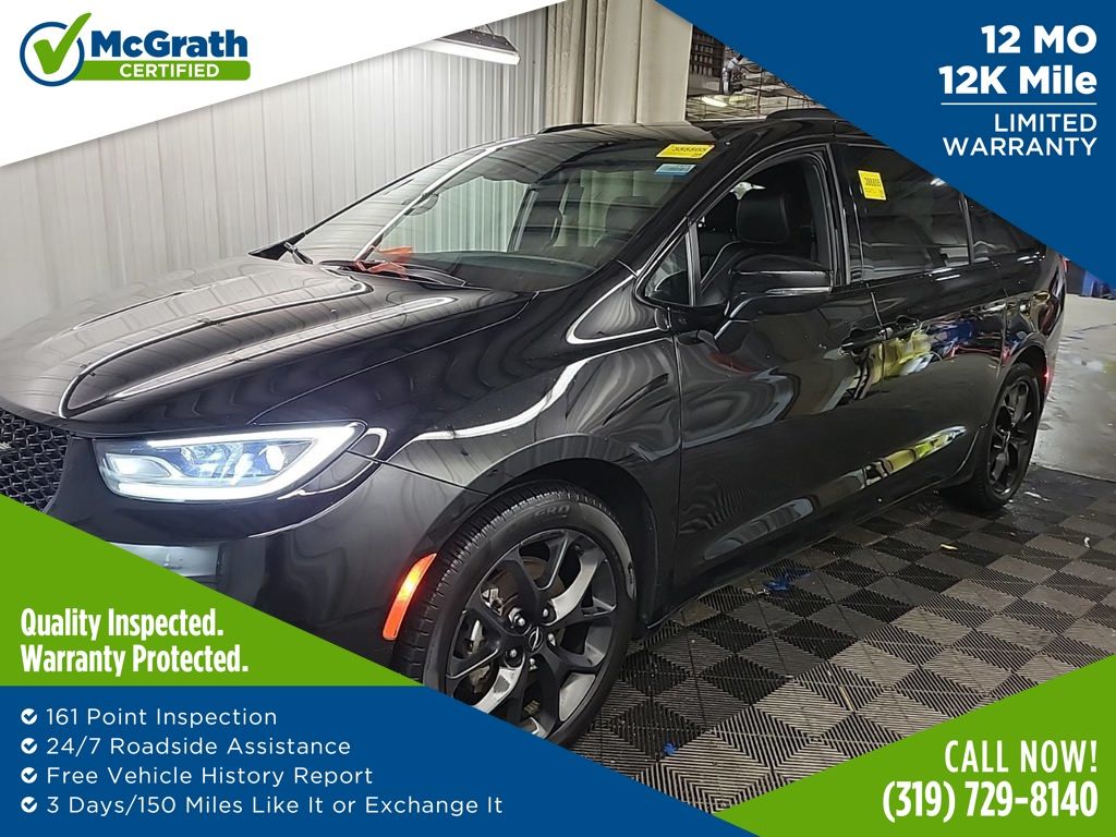 Diamond Black Crystal Pearlcoat 2025 Chrysler Pacifica Limited FWD Minivan Front-Wheel Drive 9-Speed Automatic