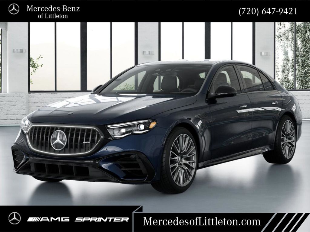 Nautical Blue Metallic 2026 Mercedes-Benz E-Class AMG E 53 Hybrid 4MATIC+ Sedan All-Wheel Drive 9-Speed Automatic