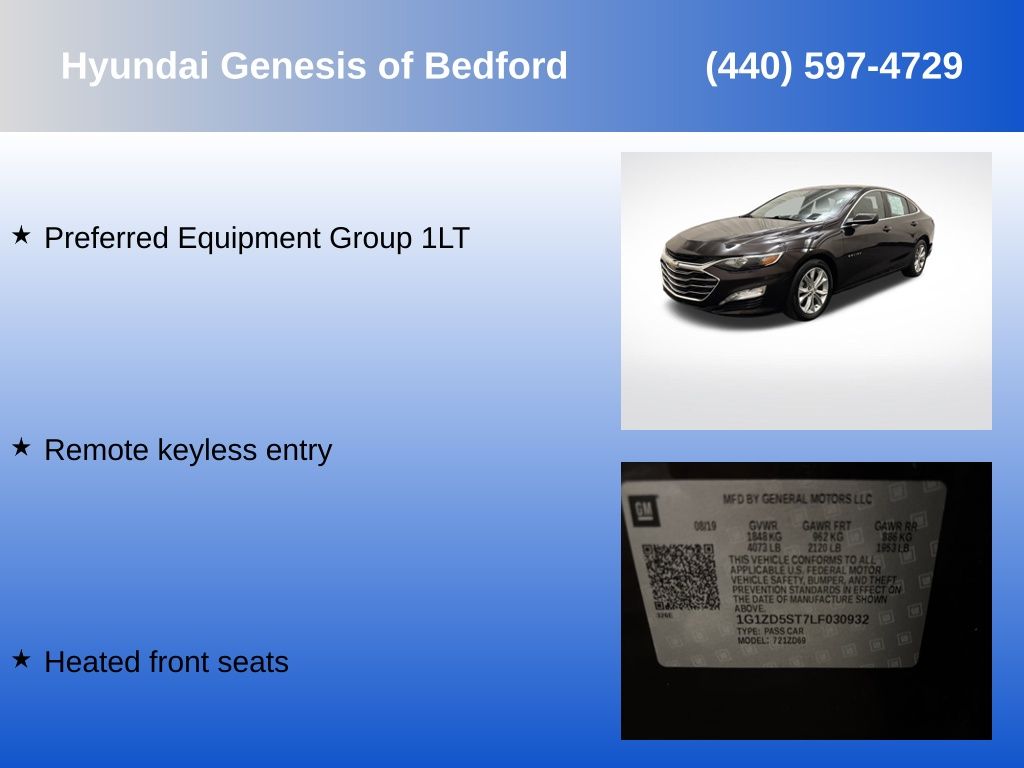 Used 2020 Chevrolet Malibu For Sale in Bedford, OH