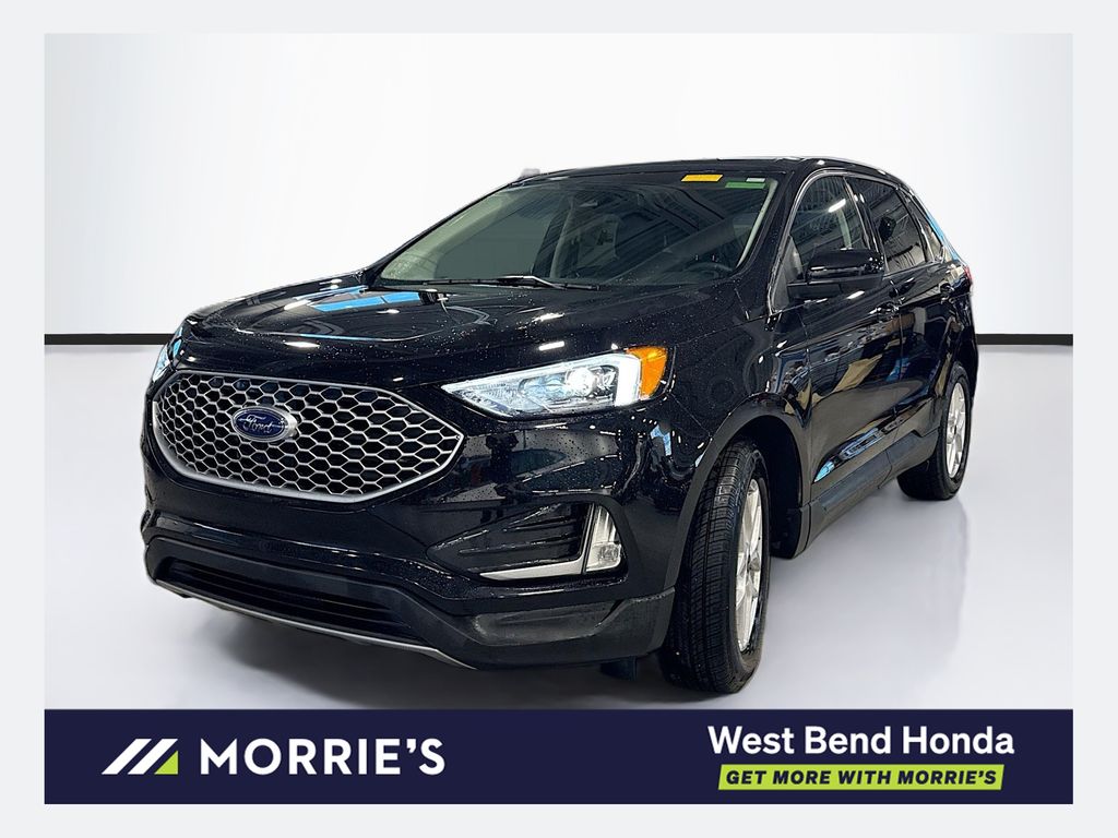 Agate Black Metallic 2024 Ford Edge SUV / Crossover All-Wheel Drive 8-Speed Automatic