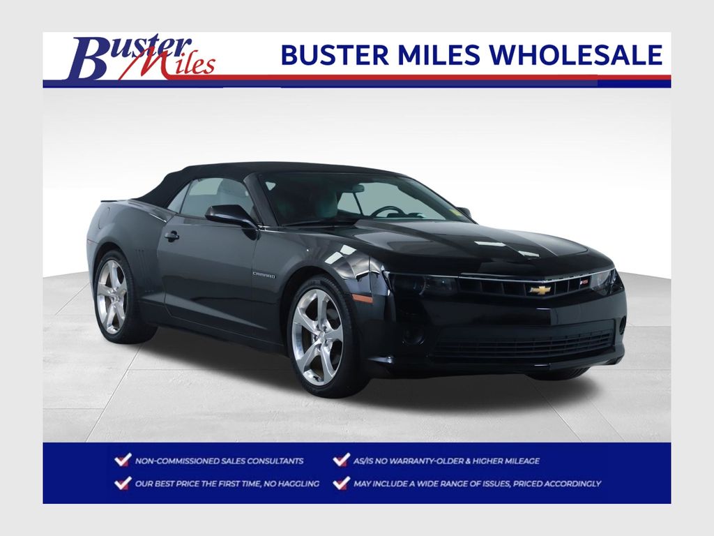 Black 2015 Chevrolet Camaro Convertible Rear-Wheel Drive 6-Speed Automatic