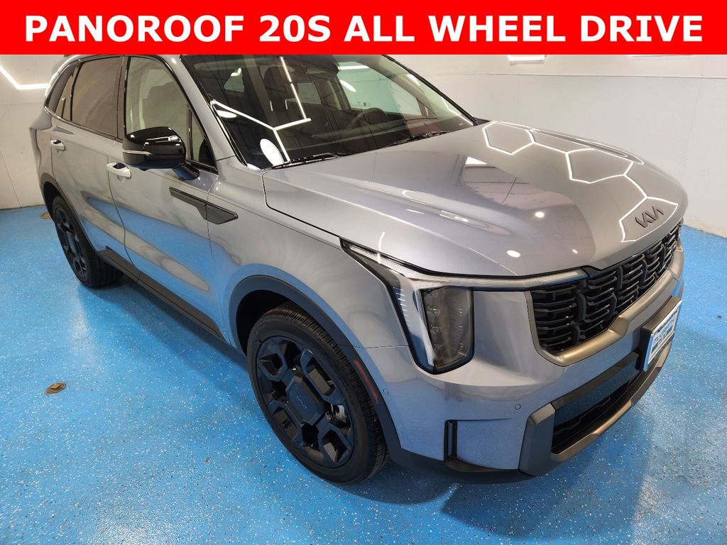 Everlasting Silver 2025 Kia Sorento X-Line SX AWD SUV / Crossover All-Wheel Drive 8-Speed Dual Clutch