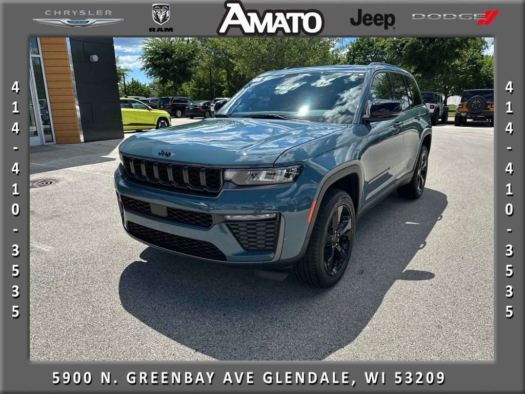 Gray (Steel Blue) 2026 Jeep Grand Cherokee SUV / Crossover Four-Wheel Drive 8-Speed Automatic