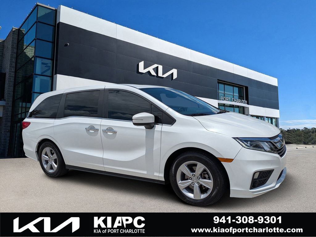 Platinum White Pearl 2020 Honda Odyssey EX-L FWD Minivan Front-Wheel Drive Automatic