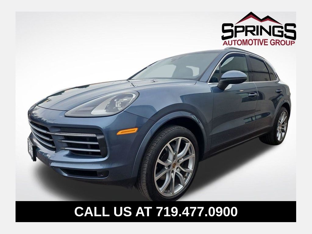 Blue 2019 Porsche Cayenne SUV / Crossover All-Wheel Drive 8-Speed Automatic