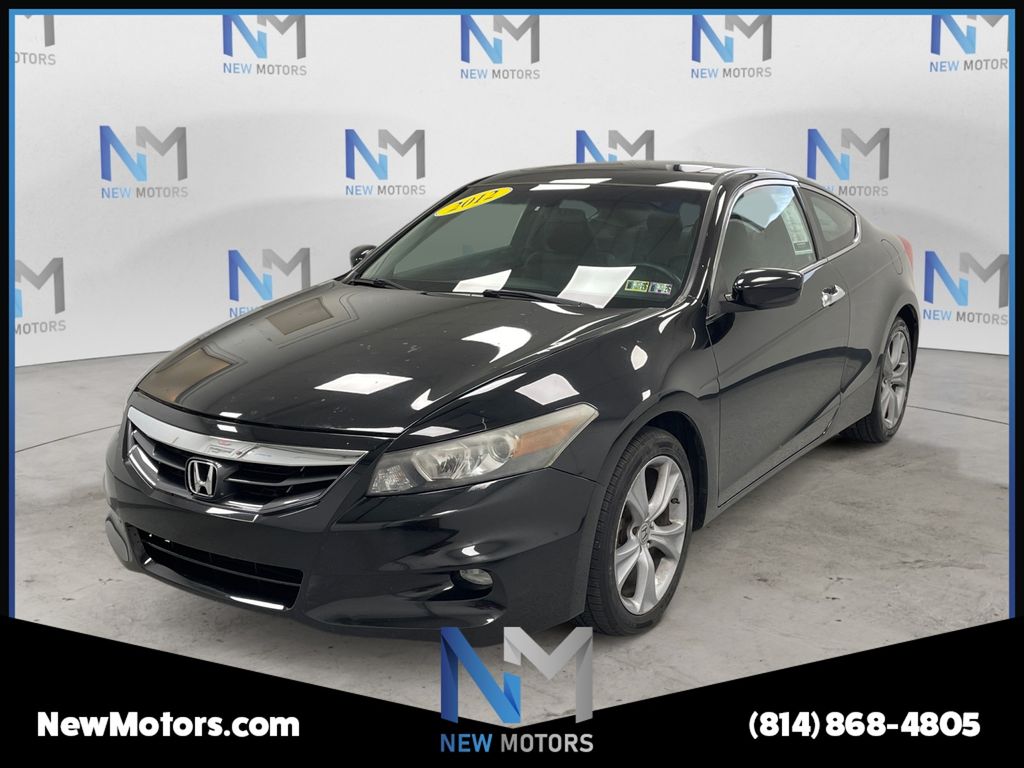Black 2012 Honda Accord Coupe Coupe Front-Wheel Drive 5-Speed Automatic Overdrive
