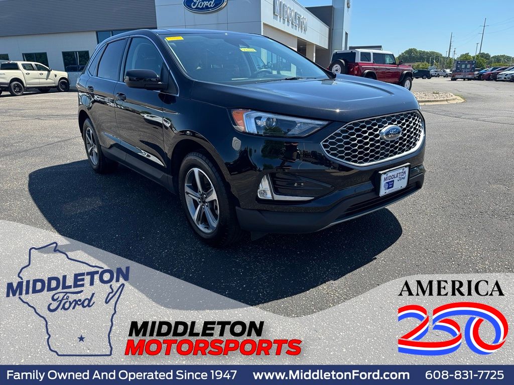 Agate Black Metallic 2024 Ford Edge SUV / Crossover All-Wheel Drive 8-Speed Automatic