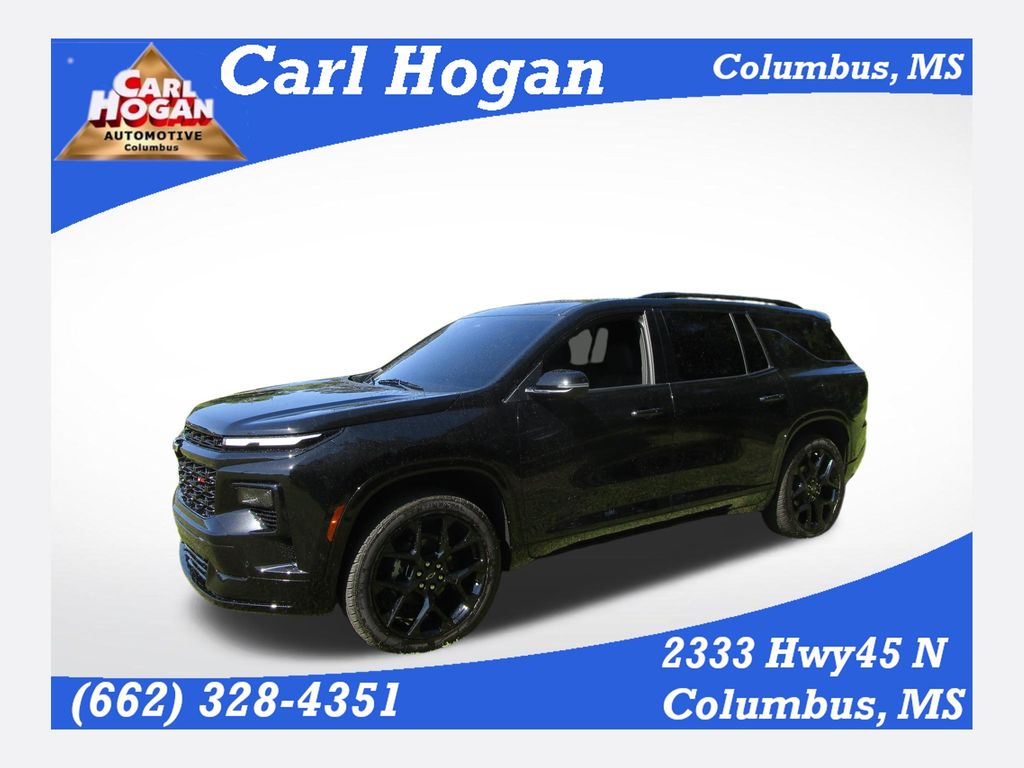 Black Metallic 2024 Chevrolet Traverse RS FWD SUV / Crossover Front-Wheel Drive 8-Speed Automatic