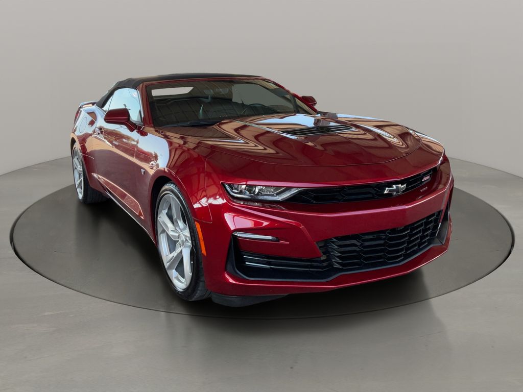 Wild Cherry Tintcoat 2022 Chevrolet Camaro Convertible Rear-Wheel Drive 6-Speed Manual