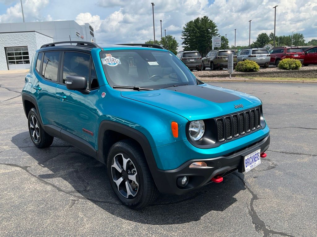 Bikini Metallic Clearcoat 2021 Jeep Renegade SUV / Crossover Four-Wheel Drive 9-Speed Automatic