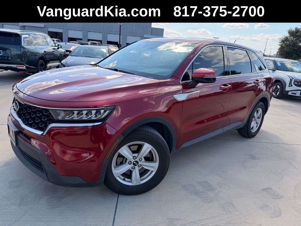 Passion Red Tintcoat 2021 Kia Sorento SUV / Crossover Front-Wheel Drive 8-Speed Automatic