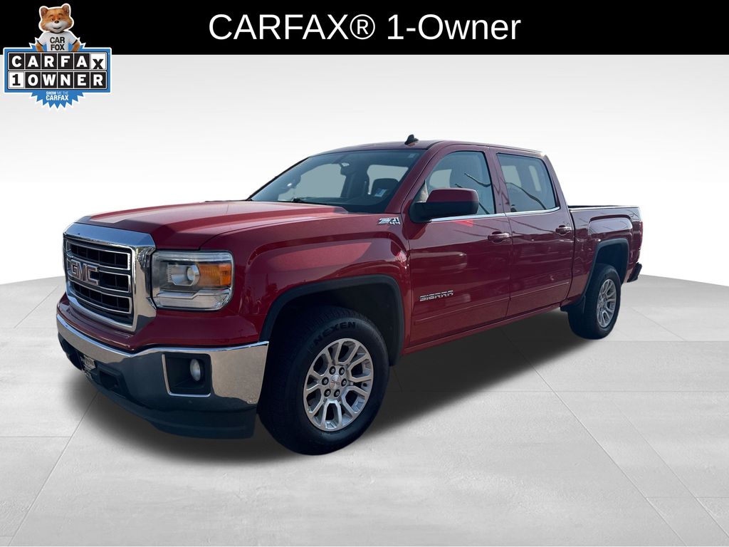 Fire Red 2014 GMC Sierra 1500 Pickup Truck Four-Wheel Drive 6-Speed Automatic Overdrive
