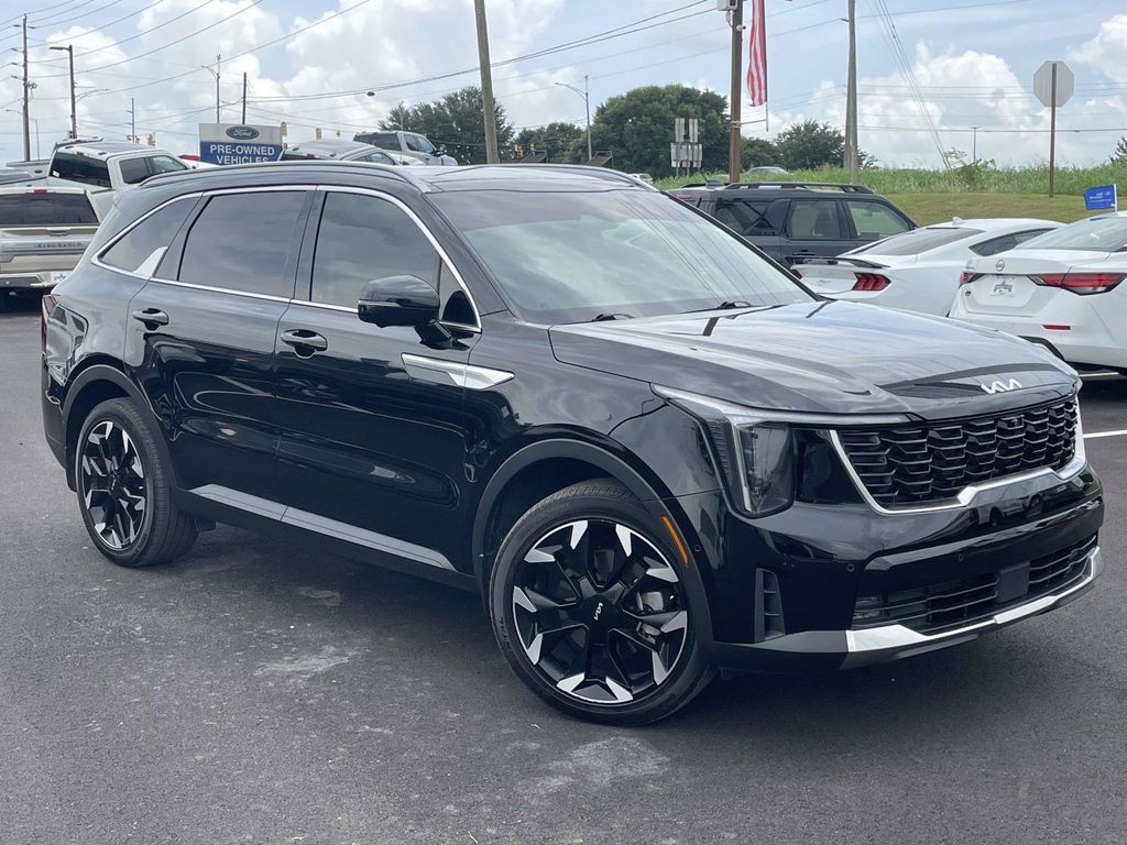 Ebony Black 2024 Kia Sorento SUV / Crossover Front-Wheel Drive 8-Speed Dual Clutch