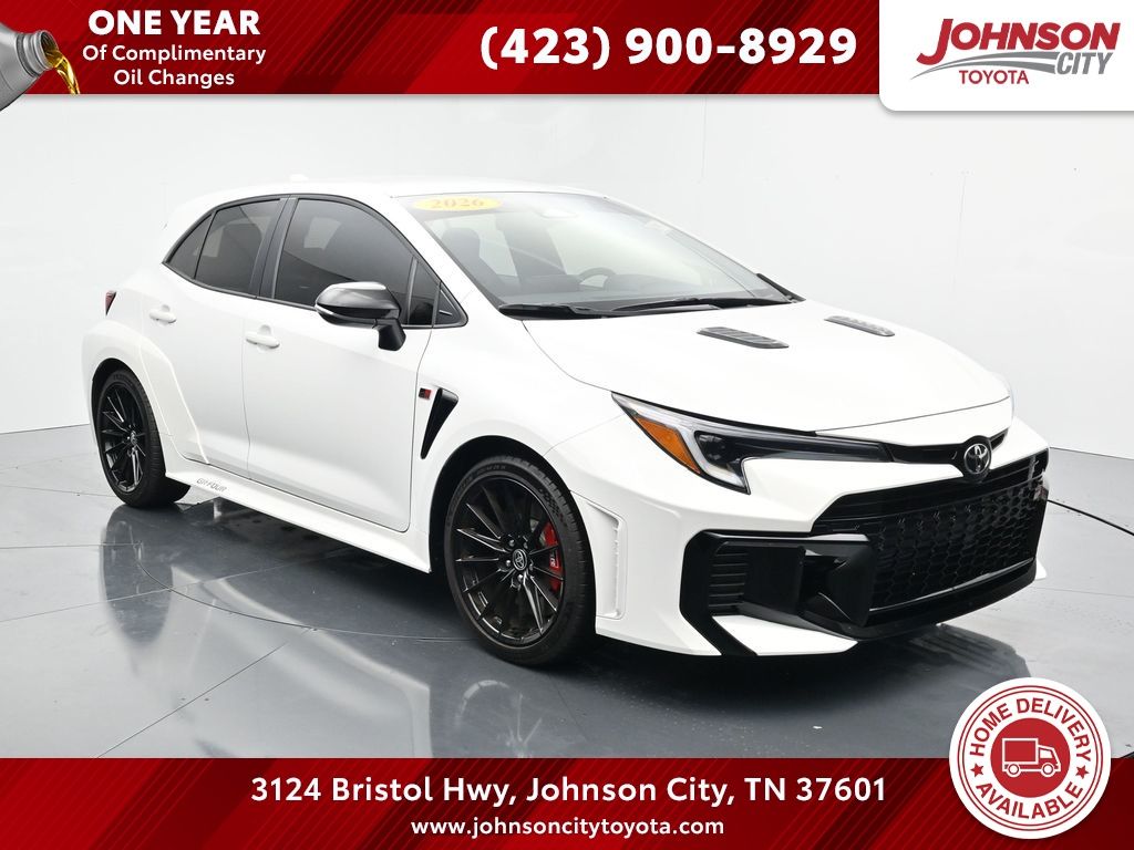 Ice Cap 2026 Toyota GR Corolla Hatchback All-Wheel Drive 8-Speed Automatic