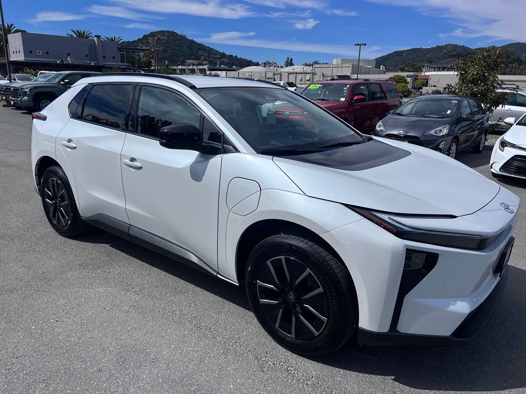 Used 2026 Toyota bZ XLE with VIN JTMBCAEBXTA006208 for sale in San Rafael, CA