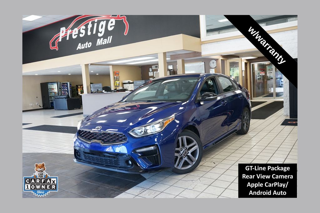 Deep Sea Blue 2020 Kia Forte Sedan Front-Wheel Drive Continuously Variable Transmission