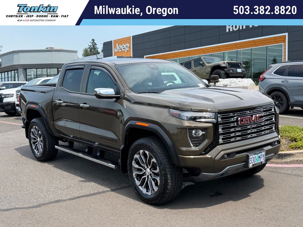 Deep Bronze Metallic 2024 GMC Canyon Pickup Truck Four-Wheel Drive 8-Speed Automatic