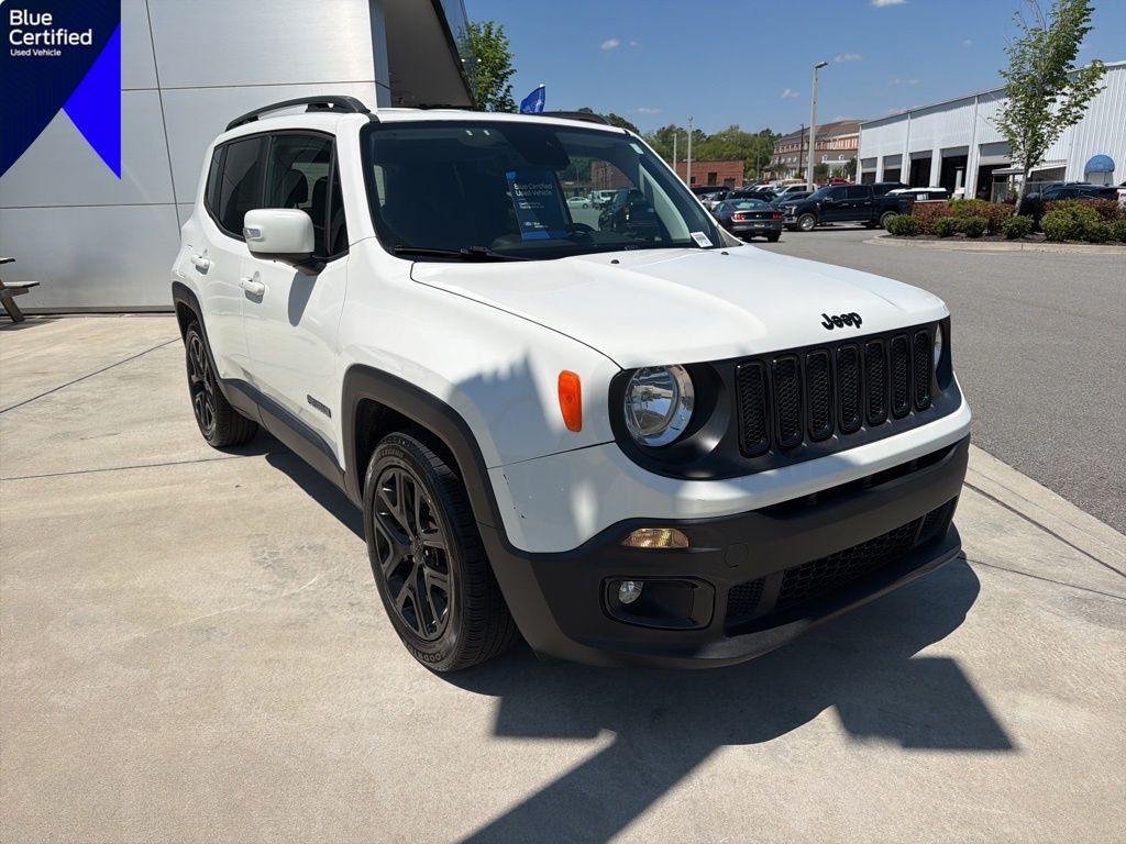 Alpine White 2018 Jeep Renegade Altitude SUV / Crossover Front-Wheel Drive 9-Speed Automatic