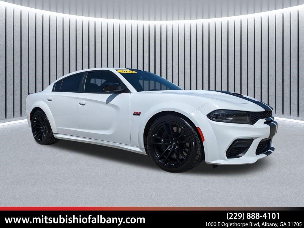White 2023 Dodge Charger Sedan Rear-Wheel Drive 8-Speed Automatic