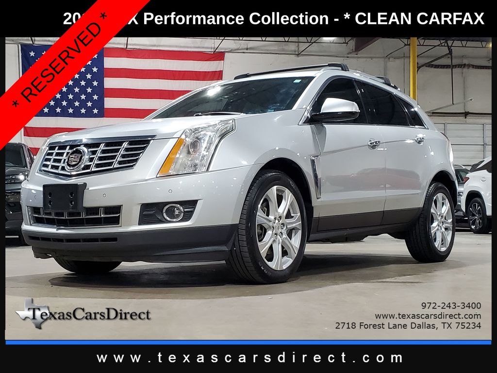 Radiant Silver Metallic 2015 Cadillac SRX SUV / Crossover Front-Wheel Drive 6-Speed Automatic