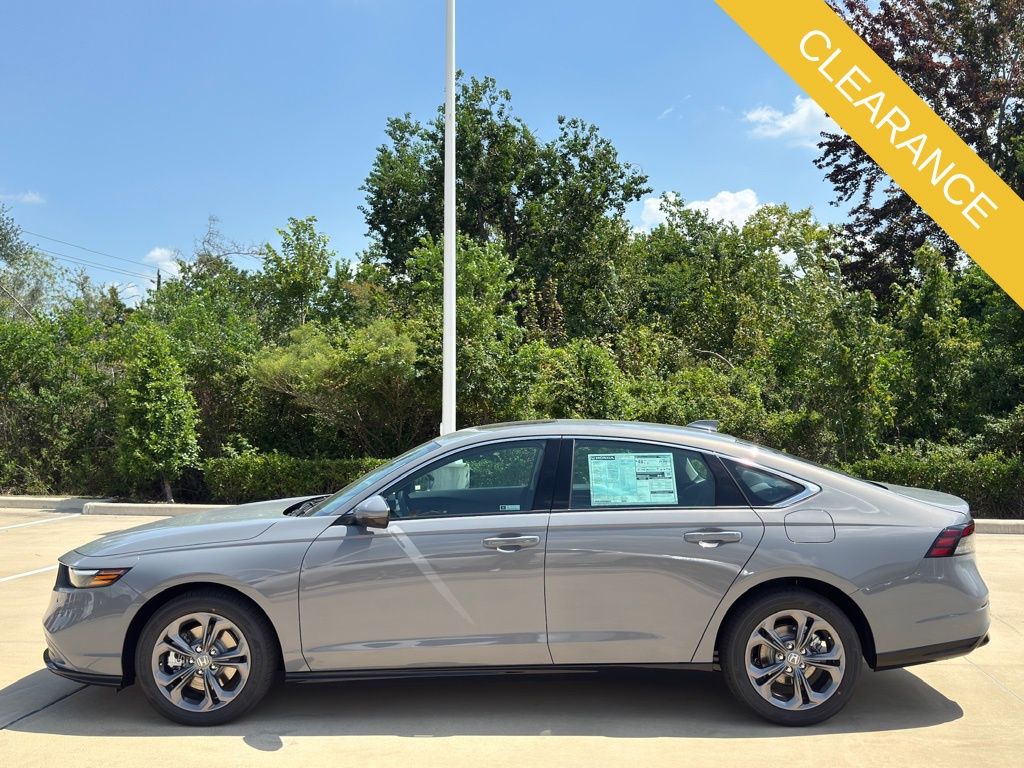 2025 Honda Accord Hybrid EX-L Gray at Classic Honda Galveston