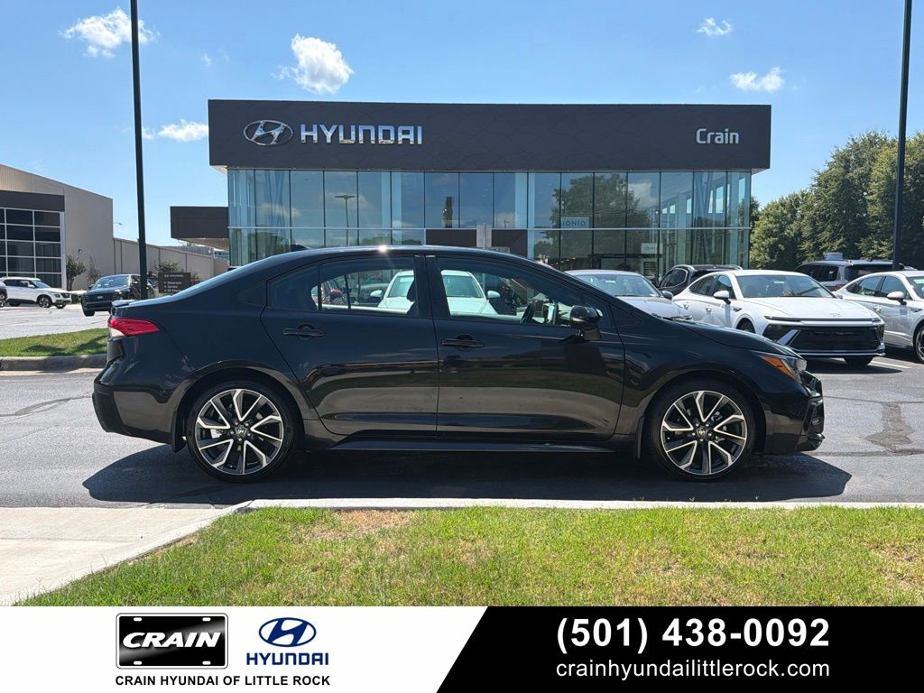 Black Sand Pearl 2020 Toyota Corolla Sedan Front-Wheel Drive Continuously Variable Transmission