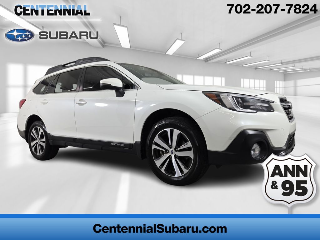 Crystal White Pearl 2019 Subaru Outback 2.5i Limited AWD Wagon All-Wheel Drive Continuously Variable Transmission