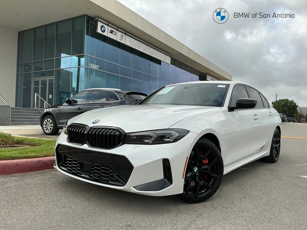 Mineral White Metallic 2025 BMW 3 Series Sedan Rear-Wheel Drive 8-Speed Automatic