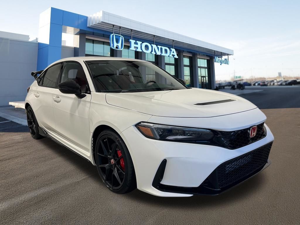 White 2026 Honda Civic Type R Hatchback Front-Wheel Drive 6-Speed Manual