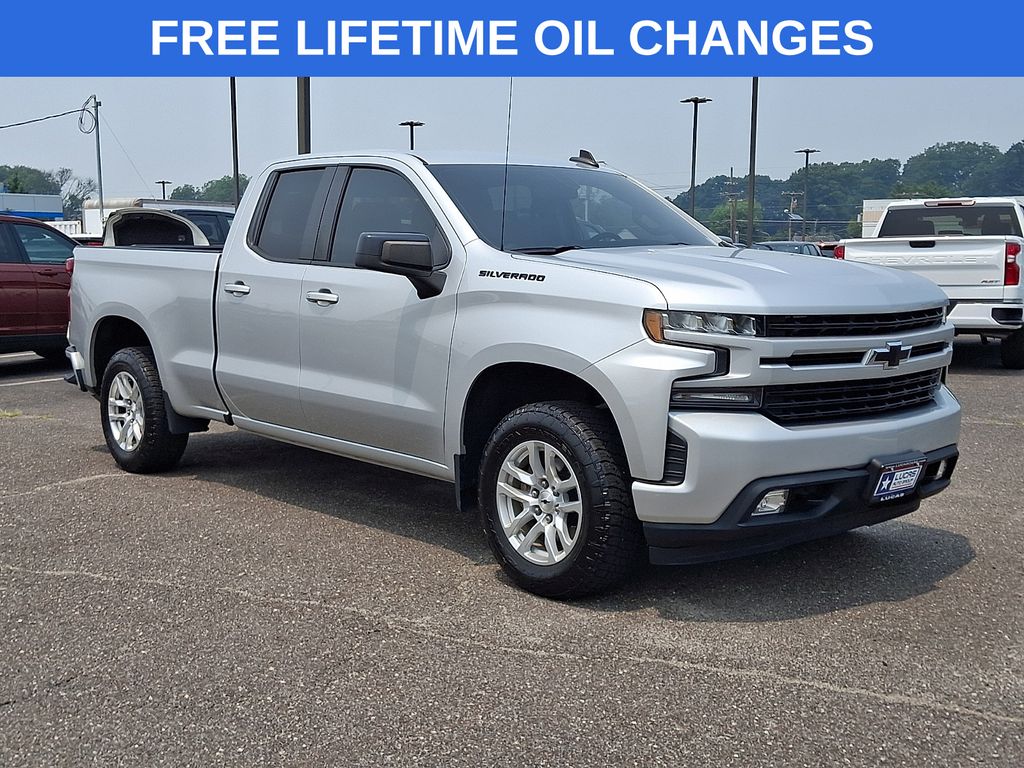 Silver Ice Metallic 2020 Chevrolet Silverado 1500 Pickup Truck Four-Wheel Drive 8-Speed Automatic
