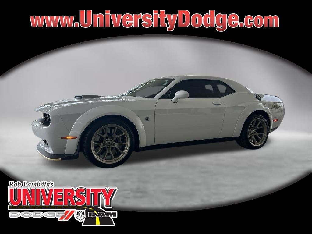 White 2023 Dodge Challenger Coupe Rear-Wheel Drive 8-Speed Automatic