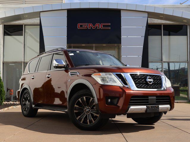 Red (Forged Copper) 2017 Nissan Armada SUV / Crossover Four-Wheel Drive 7-Speed Automatic