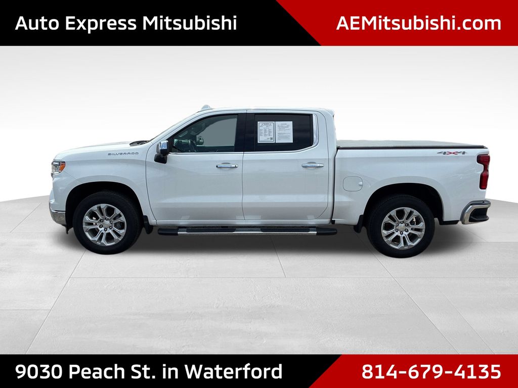 2022 Chevrolet Silverado 1500 LTZ White at Phil Fitts Ford