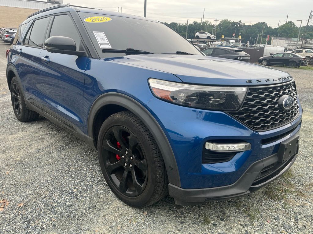 Blue Metallic 2020 Ford Explorer SUV / Crossover All-Wheel Drive Automatic