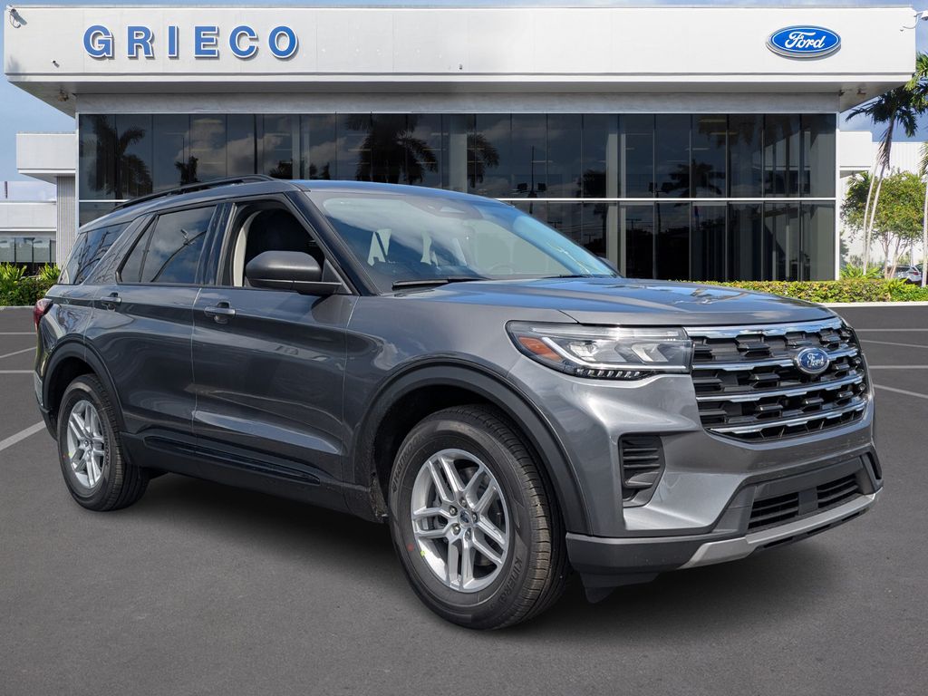 Carbonized Gray Metallic 2026 Ford Explorer SUV / Crossover Rear-Wheel Drive Automatic