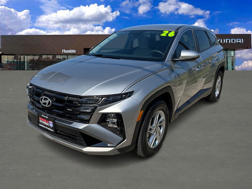 Shimmering Silver 2026 Hyundai Tucson SUV / Crossover Front-Wheel Drive 8-Speed Automatic