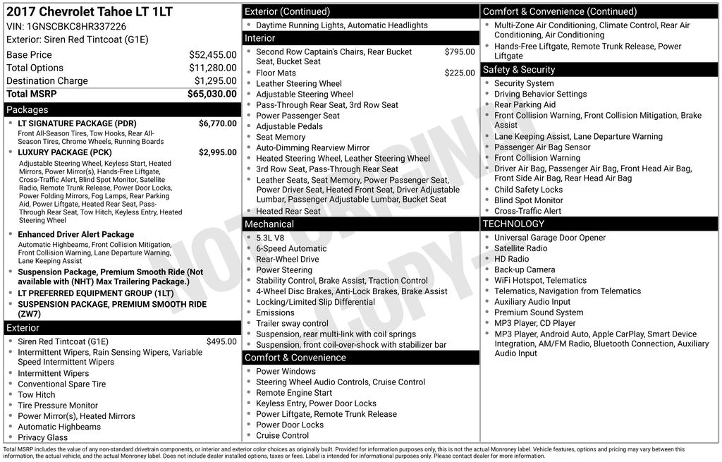 Used 2017 Red Chevrolet LT image 2