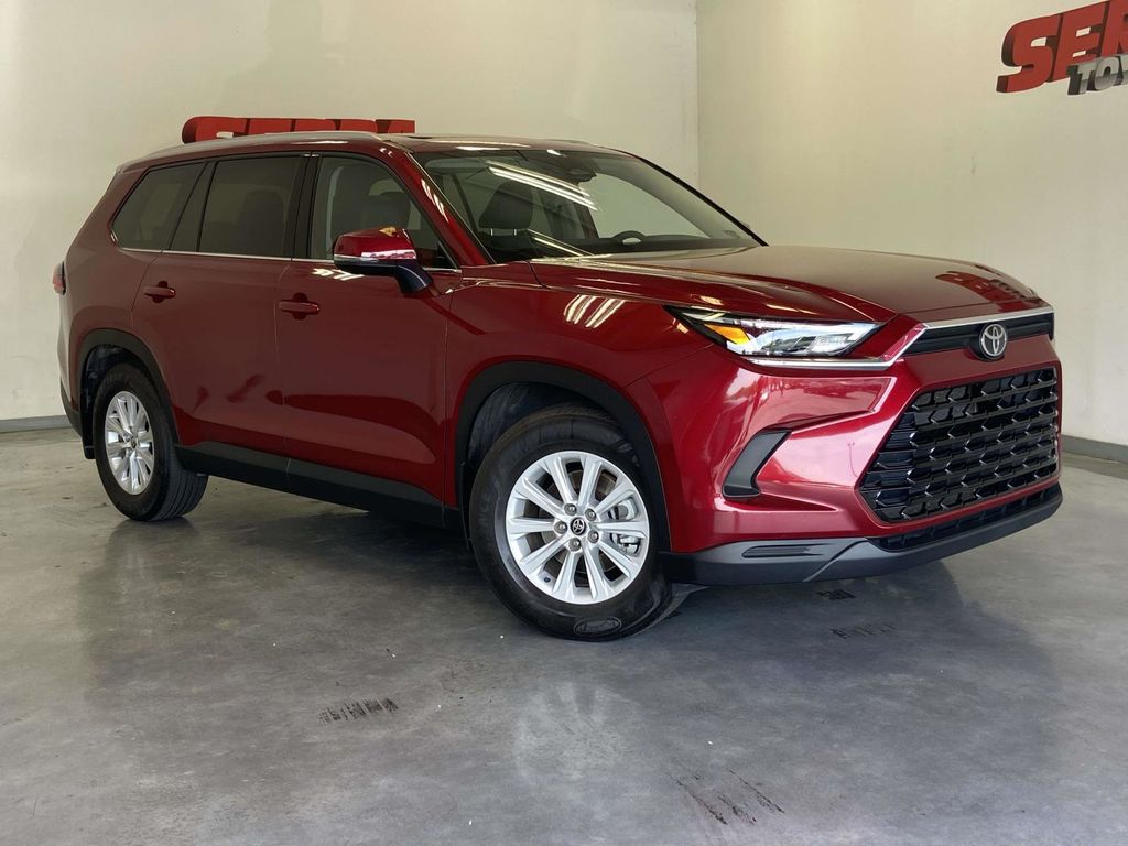 Red (Ruby Flare Pearl) 2024 Toyota Grand Highlander XLE FWD SUV / Crossover Front-Wheel Drive 8-Speed Automatic