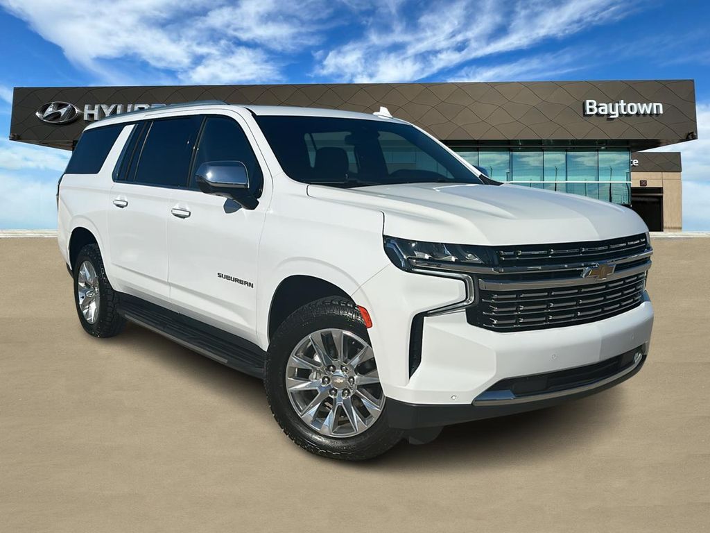 2023 Chevrolet Suburban Premier White at Baytown Hyundai