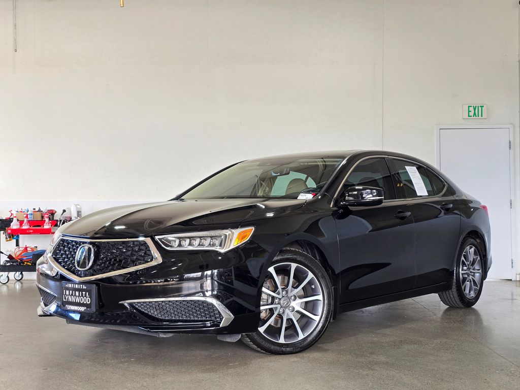 Crystal Black Pearl 2019 Acura TLX V6 FWD Sedan Front-Wheel Drive 9-Speed Automatic