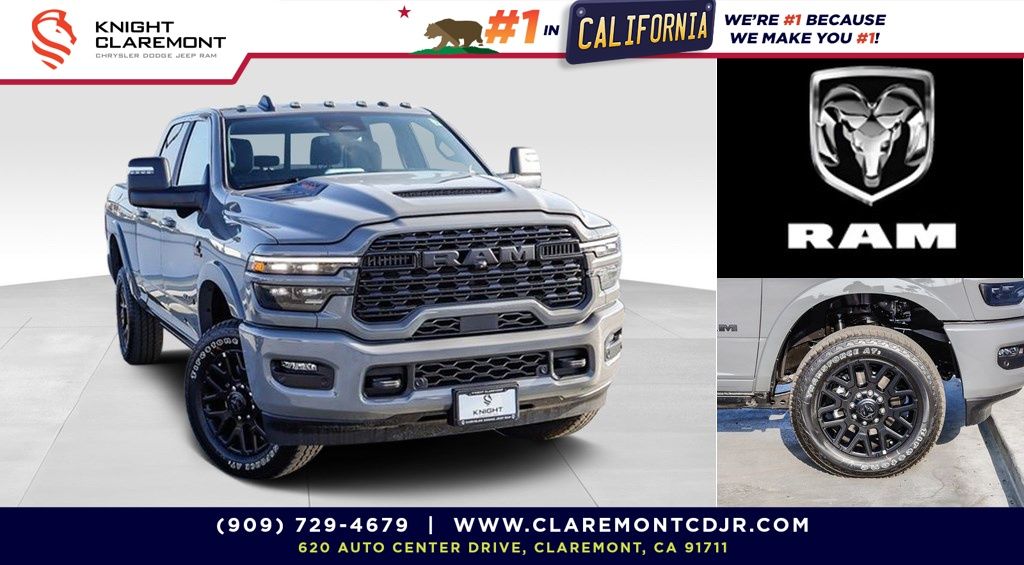 Ceramic Gray Clearcoat 2026 RAM 2500 Pickup Truck Four-Wheel Drive 8-Speed Automatic